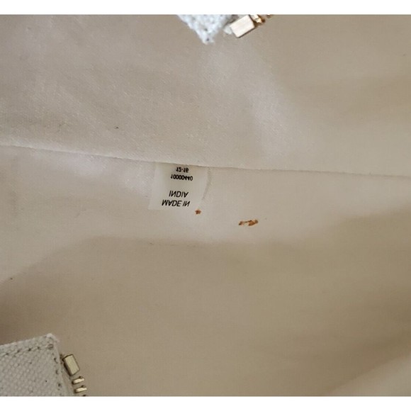 Tory Burch Nautical Canvas Tote East Coast Embroidery Includes Dust Bag NWT $350 - Picture 9 of 9